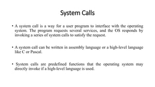 System Call Home UNIT I.pptx