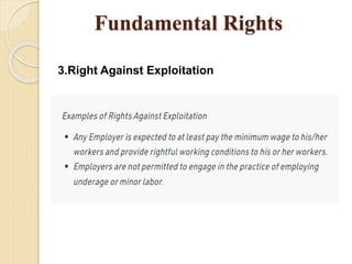 Fundamental Rights
3.Right Against Exploitation
 