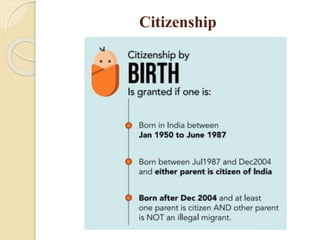 Citizenship
 