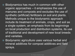 Unit I herbs as raw materials, biodynamic agriculture.ppt