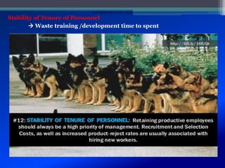 Stability of Tenure of Personnel
 Waste training /development time to spent
STUDENTSFOCUS.COM
 