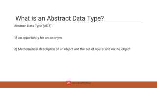 Unit.1 Introduction to Data Structuresres | PPT