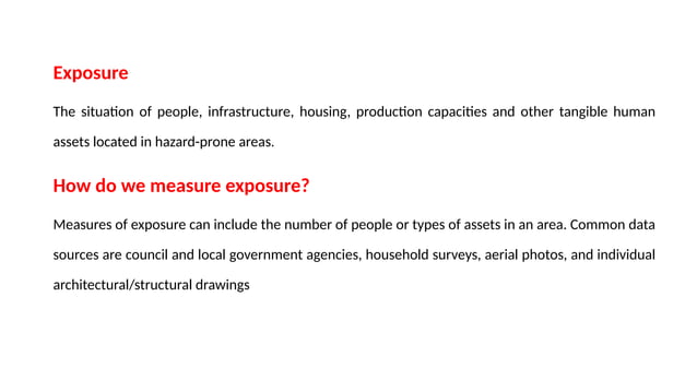 Hazards Vulnerability Anddisaster Risks Pptx