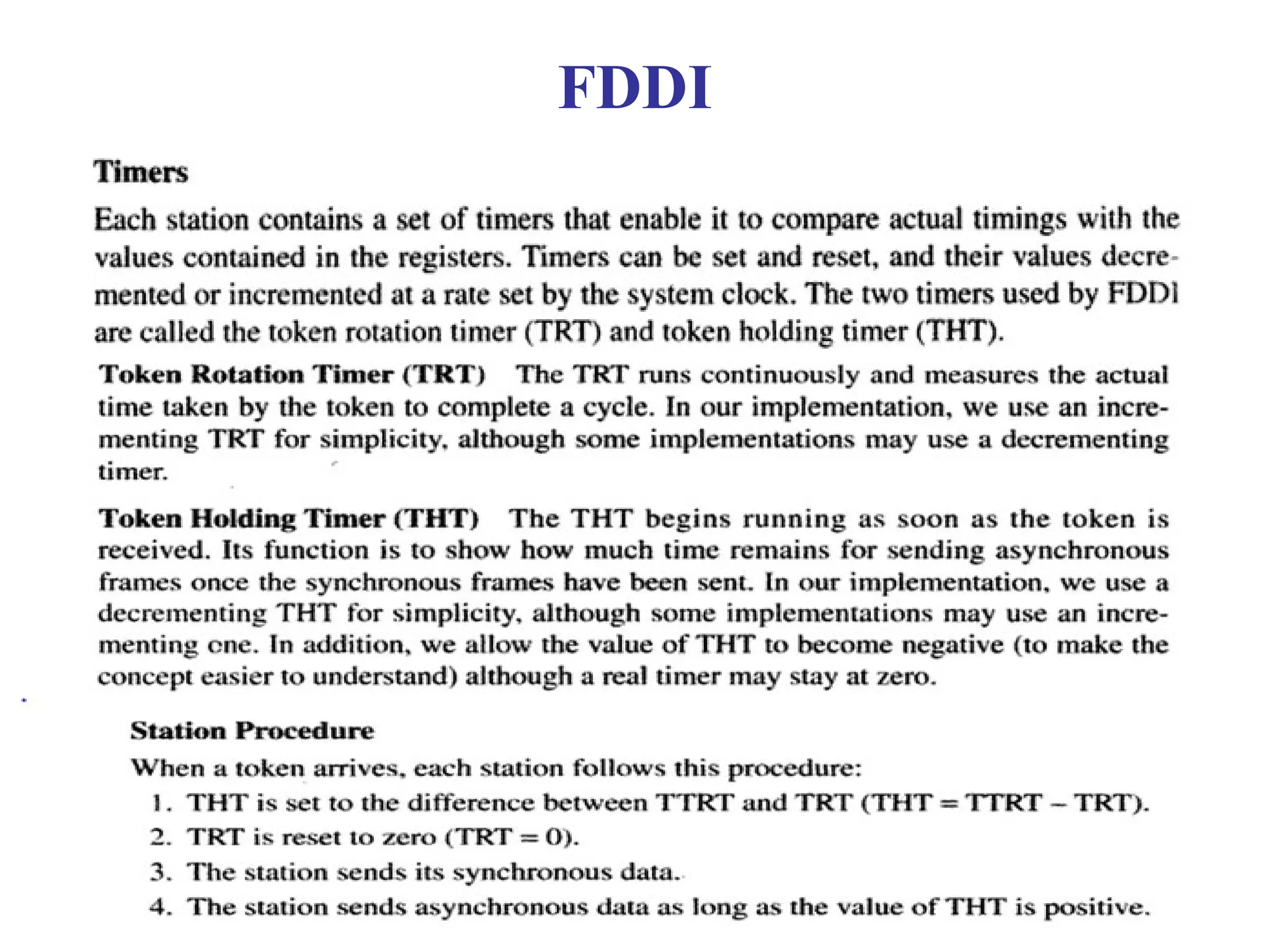 FDDI
 