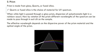 Quartz Dispersion BP701T. INSTRUMENTAL METHODS OF ANALYSIS. UNIT–I | PPTX