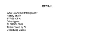 UNIT I Artificial Intelligence :Problem Search and its Characteristics ...