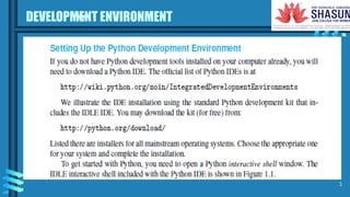 Basic Python concepts- b.com computer applications material | PPTX