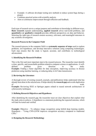 Comprehensive Introduction to Research Methods and Applications in ...
