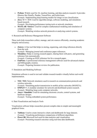 Comprehensive Introduction to Research Methods and Applications in ...