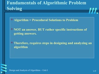 Comprehensive Introduction to Algorithm Design and Analysis Techniques ...