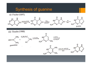 Synthesis of guanine
 