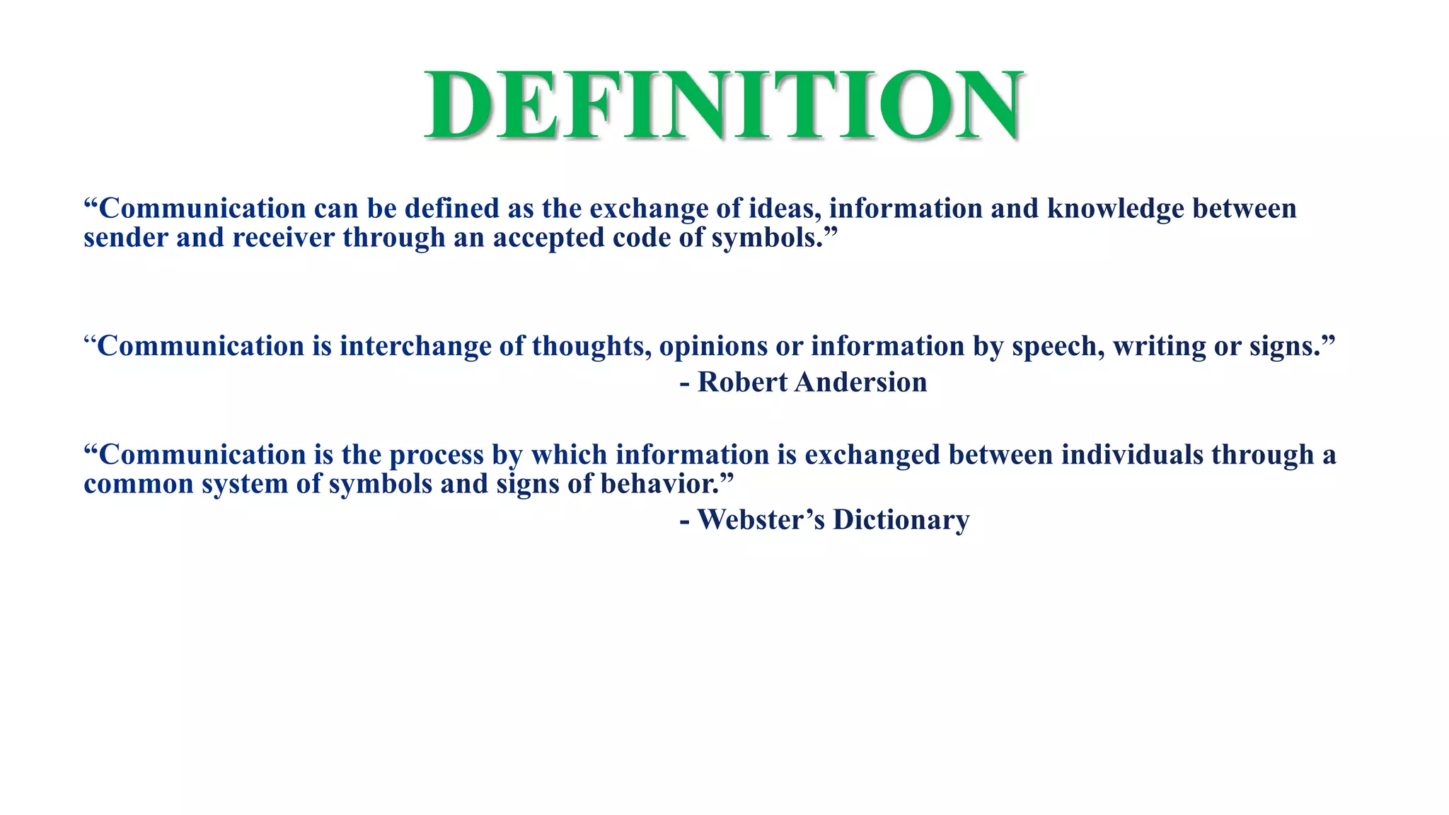DEFINITION
 