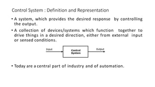Control System Modeling case study with complete explanation | PPTX