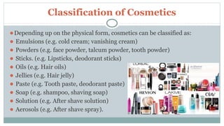 Cosmetics Classification Unit I-Cosmetics and Cosmeceuticals_16.1.24.pptx