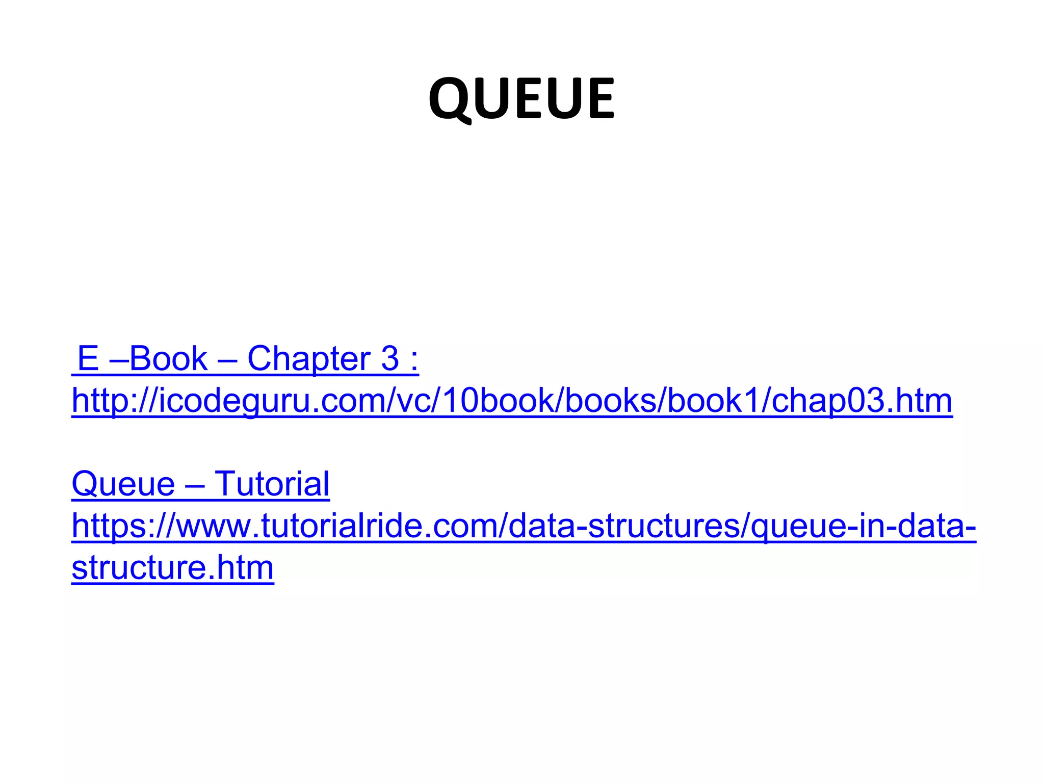 Unit I-Data structures stack & Queue | PPTX