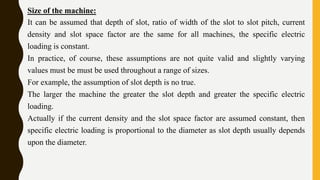 Electrical Machine Dimensions Unit I design of electrical machines | PPT