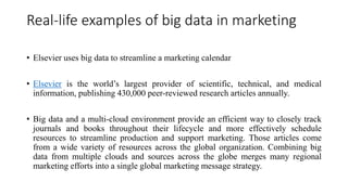 Streamlining Real Life Examples Unit I-Final MArketing analytics unit 1 ppt | PPTX