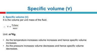 Fluid Mechanics - Fluid Properties | PPTX