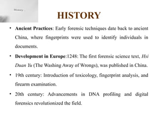 Forensic Science - B.Sc Nur sem syallbus | PPTX