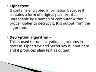 UNIT I - INTRODUCTION. cryptography and network security from anna ...