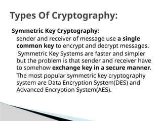UNIT I - INTRODUCTION. cryptography and network security from anna ...