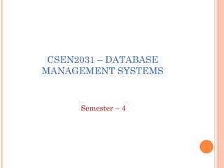 UNIT I - Introduction to DBMS and Database Design.pptx