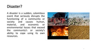 UNIT I - INTRODUCTION TO DISASTER.pdffff | PDF