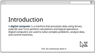 Unit I-L1 - Basics of Digital Computer Organization and Architecture | PPTX