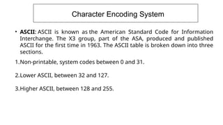 Ascii Software Release Notes Unit I-L1 - Basics of Digital Computer Organization and Architecture | PPTX