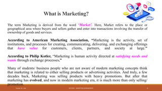 Introduction to the Marketing Management | PDF