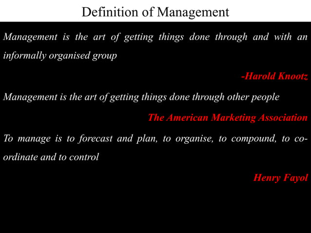 Unit I - PPT Introduction to Management I.pptx
