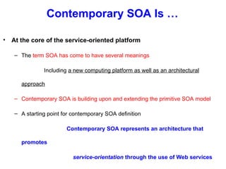 Characteristics of SOA and benefits SOA | PPT