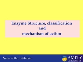 Comprehensive Overview of Enzyme Technology: Structure, Function, and ...