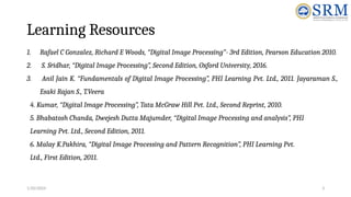 digital image processing first unit content | PPTX
