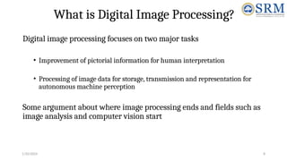 digital image processing first unit content | PPTX