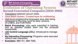 Comprehensive Introduction to Operating Systems: Evolution, Functions ...