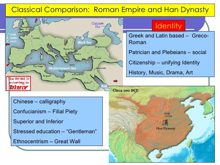 Differences Between The Roman Empire And The Han Dynasty