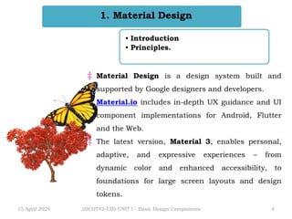 UNIT 1 BASIC DESIGN COMPONENTS USING FIGMA | PPTX