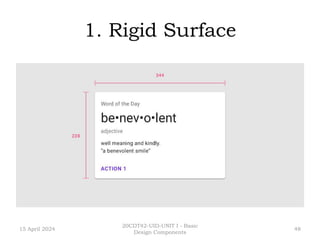 UNIT 1 BASIC DESIGN COMPONENTS USING FIGMA | PPTX