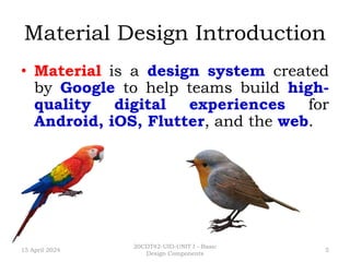 UNIT 1 BASIC DESIGN COMPONENTS USING FIGMA | PPTX