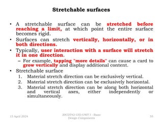 Stretched Axes UNIT 1 BASIC DESIGN COMPONENTS USING FIGMA | PPTX