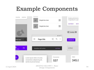 UNIT 1 BASIC DESIGN COMPONENTS USING FIGMA | PPTX