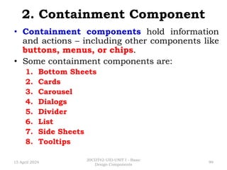 UNIT 1 BASIC DESIGN COMPONENTS USING FIGMA | PPTX