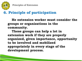 Unit i context of extension | PPTX