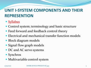 UNIT I CONTROL SYSTEM (EC3351).pptx