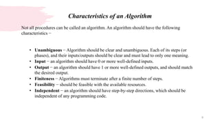 Unit I Data structure and algorithms notes | PPT | Free Download
