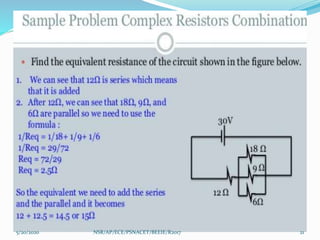 Unit i electrical circuits | PPTX
