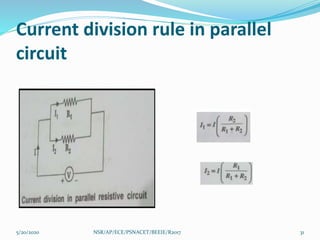 Unit i electrical circuits | PPTX
