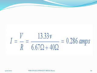 Unit i electrical circuits | PPTX