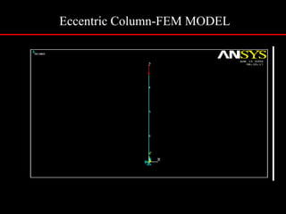 Eccentric Column-FEM MODEL
 